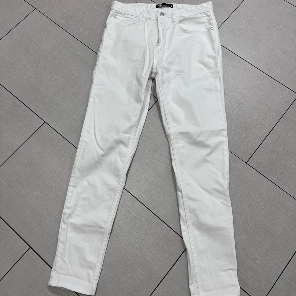 Zara white skinny jeans size 29